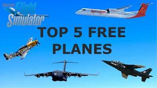 Top 5 FREE addon planes for Microsoft Flight Simulator 2020