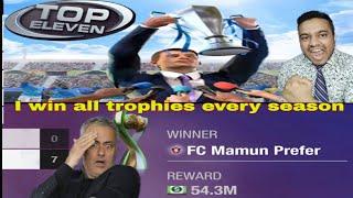 How I always win all trophies in Top Eleven - Dominate your opponents in Top Eleven 2023