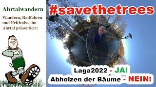 #savethetrees in Bad Neuenahr entlang der Ahr an Lindenstraße und Georg-Kreuzberg Straße