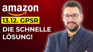 Schnelle GPSR Lösung für Amazon Händler! So einfach geht es! - emc.nexus