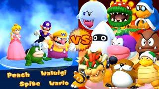 Mario Party 10 - All Boss Battle Minigames (Peach)