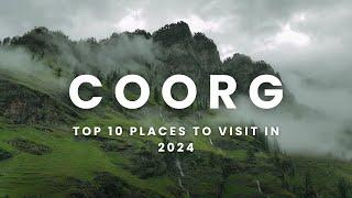 Top 10 places to visit in Coorg 2024 | Scotland of India | Coorg tourist places | karnataka