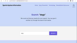 Navigating Website: Search Function