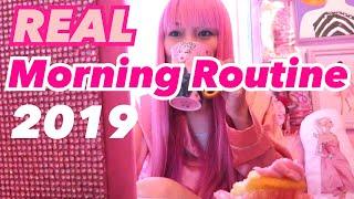 REAL MORNING ROUTINE 2019 in REAL BARBIE ROOM 