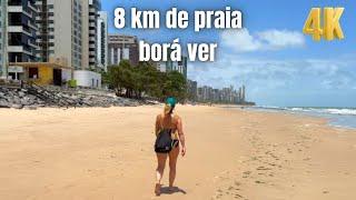 O outro lado da praia de boa Viagem RECIFE PE 8 KM de orla ￼