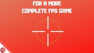 Make a Crosshair for an Fps in Unity in 3 Fast Steps