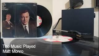 THE MUSIC PLAYED (1968) - Matt Monro | 33rpm Vinyl Capitol Records