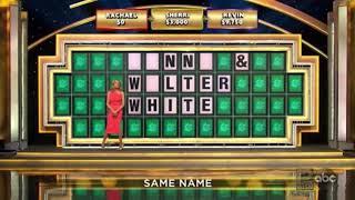 Hey VANNA! What's that first one? - Celebrity Wheel of Fortune