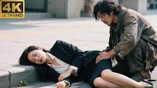 Homeless man saves female CEO, rises to fame.