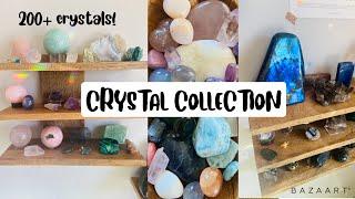 HUGE CRYSTAL COLLECTION over 200 crystals! 