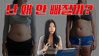 열심히 해도 살 안 빠지는 이유 (한 달에 얼마나 빠지는 게 적당?)