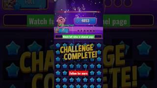 Match masters solo challenge today Color Crystals + Rainbow  Score rally Score 4000 #shorts