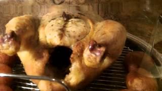 Nuwave pro Infrared oven lets cook a chicken video