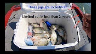 I caught my limit of finicky Summer crappie in 1 hour and 45 minutes with these jigs! JULY 2024!