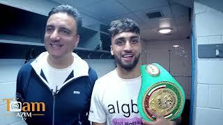 ADAM AZIM Backstage Reacts to 5-0 Win with His Father AZIM DAD