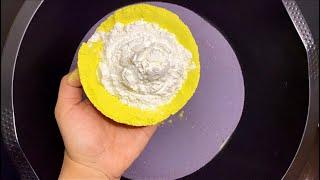 Asmr - satisfying - baking soda + cornstarch - 3 videos