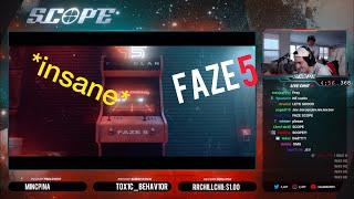 SCOPE *REACTS* to Last FAZE5 Recruit, AND him getting into FaZe as the sixth! (FULL REACTION)
