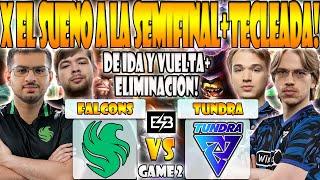 FALCONS VS TUNDRA BO3[GAME 2]ELIMINACION- TOPSON, PURE, RAMZES VS ATF, SKITER-THE INTERNATIONAL 13