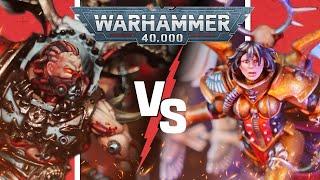 World Eaters vs Adepta Sororitas | Warhammer 40k Battle Report