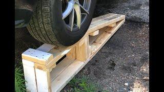 HOW I BUILT A MECHANICS RAMP FROM SCRATCH for small vehicle