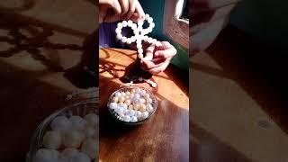 #craft series - 2 | #phonecharm | #easycraft | #kannadavlogs | #diy | #vlog #pearl #beads