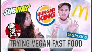 Trying Vegan Fast Food : meat-eaters review | Shaaba ft. @Jammidodger