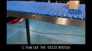 Low Sided Profile Modular Belt Conveyor at C Trak Ltd