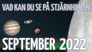 Stjärnhimlen september 2022