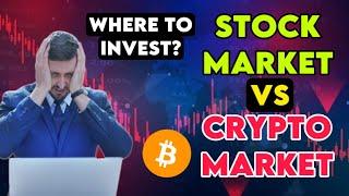 Stock market vs Crypto Market | Which market is best for investors? Fully explained #bse #crypto