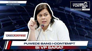 Puwede bang i-contempt si VP Sara?