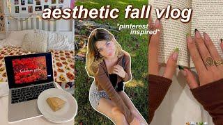 THE ULTIMATE FALL VLOG | recreating my pinterest & aesthetic fall days 2022