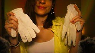 ASMR with Different Types of Gloves (Super Tingly Hand Movements) | For Charity