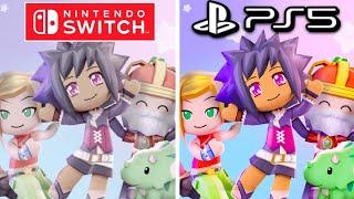 MySims Cozy Bundle PS5 vs Nintendo Switch Graphics Comparison