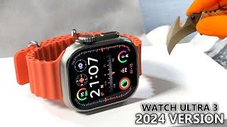 Watch Ultra 3 (2024 Version) Microwear Sport SmartWatch (AMOLED, ChatGPT, IP68, Music, 2GB ROM)