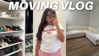 MOVING VLOG: couch fiasco + organizing my dream closet -- ep. 5