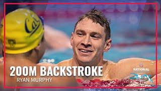 Ryan Murphy Charges to National Title in 200M Backstroke | 2023 Phillips 66 National Championships