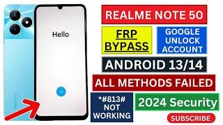 Realme Note 50 RMX3834 Android 13 FRP Bypass 2024 Security Update | *#813# Code Not Working