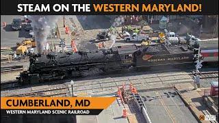 Cumberland, Maryland, USA | Virtual Railfan  LIVE !