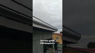 Stainless gutter