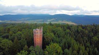 Łysula -Wieża Widokowa z panoramą na Beskid Niski