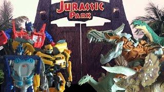 Transformers VS Jurassic Park  | Stop Motion Parody |