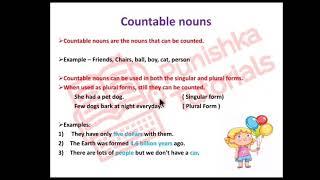 Basic difference between Countable Nouns and Uncountable Nouns