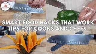 Smart Food Hacks That Work Tips For Cooks and Chefs ‍‍