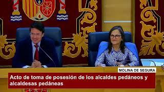 Toma de posesión de alcaldes/as pedáneos/as de Molina de Segura