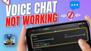 How to Fix PUBG Voice Chat Issue on iPhone | PUBG Mobile Voice Chat Not Working