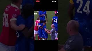 Levi Colwill and James Mcclean brawl two minutes into Chelsea’s preseason game against Wrexham