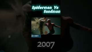 Sandman Vs Spiderman #Shorts #Evolution