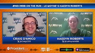 #NECWBB On The Run - Le Moyne's Haedyn Roberts