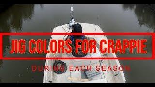 JIG COLORS FOR CRAPPIE DURING EACH SEASON - THE BEST TECHNIQUE TO CATCH CRAPPIE ON JIGS