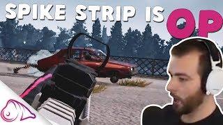 The LUCKIEST spike strip play! | Hambinooo PUBG Gameplay